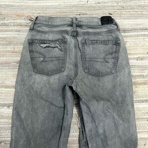 Gray american eagle jeans